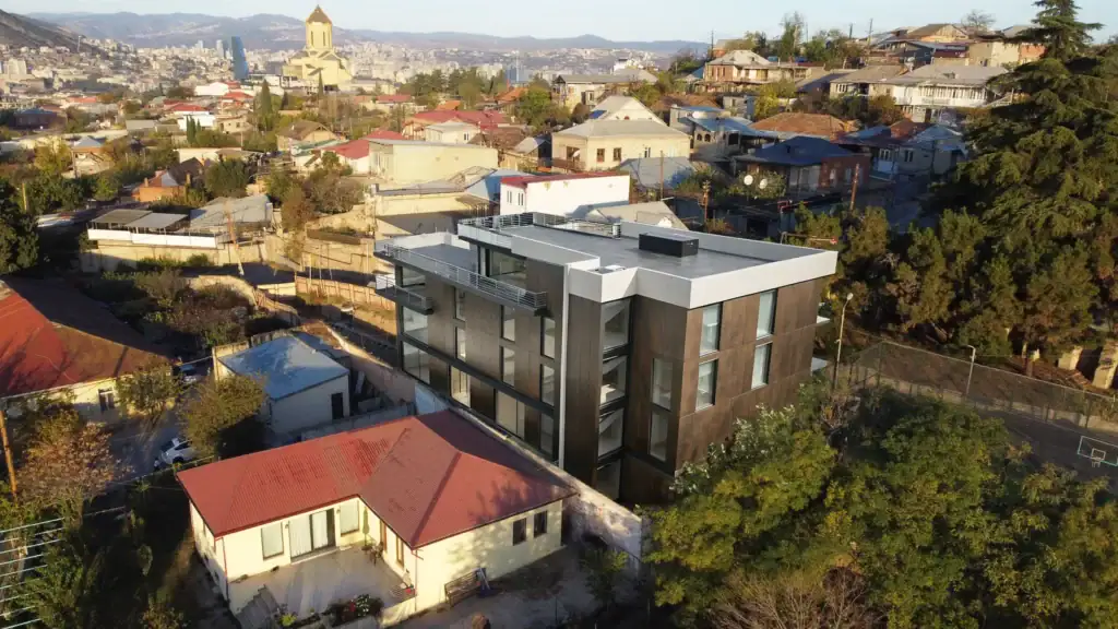 Laminam facade — AI-generated customizable facades in Tbilisi