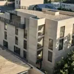 Travertine facade render of investment property in tbilisi - Commercial property for sale in Tbilisi, Georgia