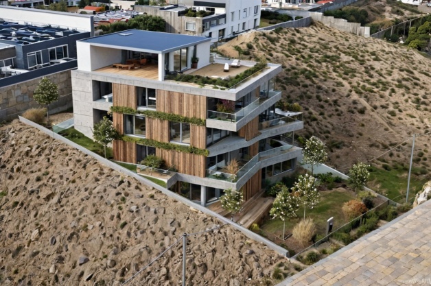 Tabor Hill Apartments — Tbilisi Real Estate Project Update facade render