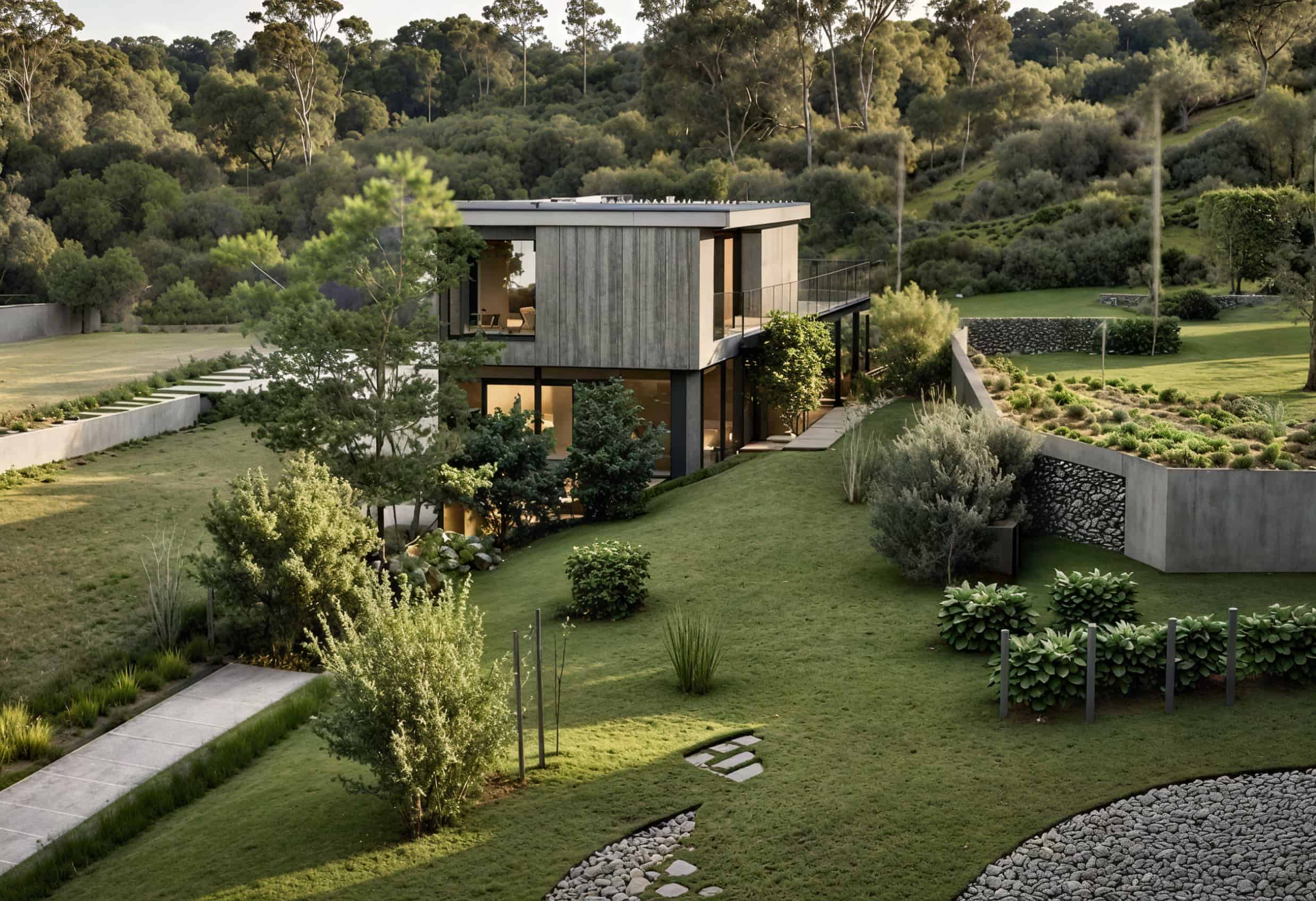 Lisi Lake Tbilisi real estate luxury home surrounded by landscaped gardens