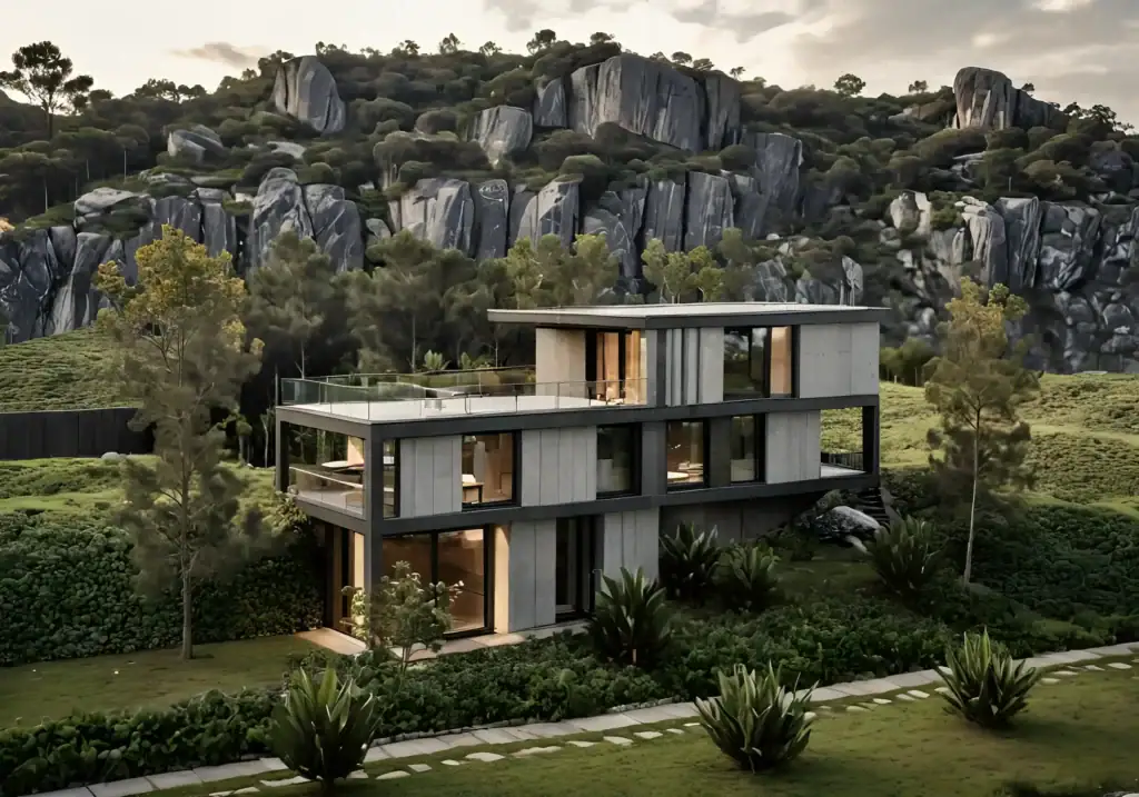 Lisi Lake Tbilisi real estate modern villa with panoramic mountain views